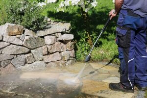 Pressure Washing Service Pool Surrounding